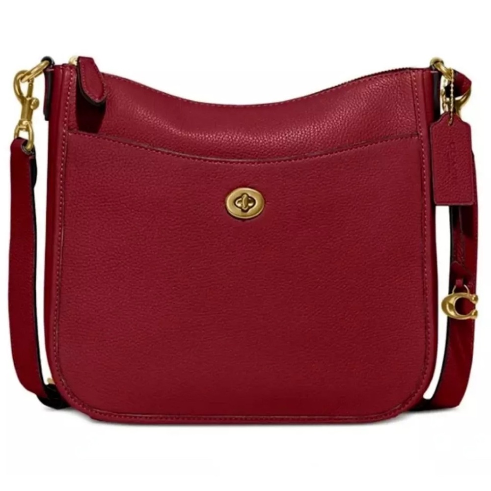 Coach Chaise Pebble Leather Crossbody New with Tags